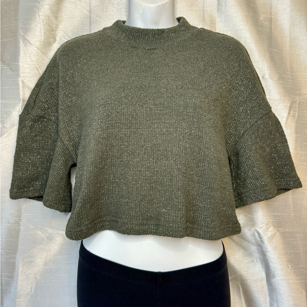 Joyfolie cropped sweater top